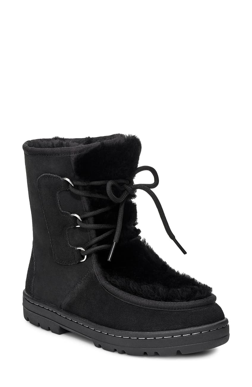 ugg mukluk genuine shearling trimmed revival boot