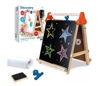 Discovery Kids Tabletop Dry Erase and Chalk Easel