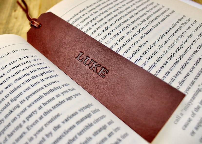DesignsByHarubin Leather Bookmark
