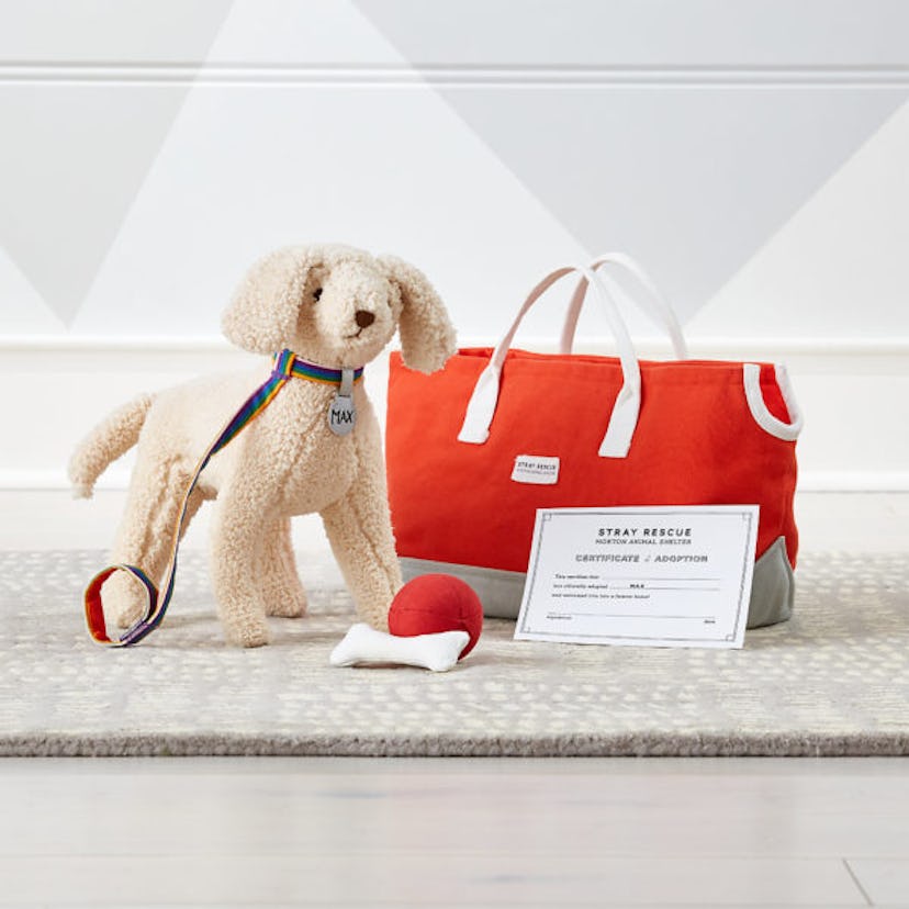 Goldendoodle Stuffed Animal Adoption Set