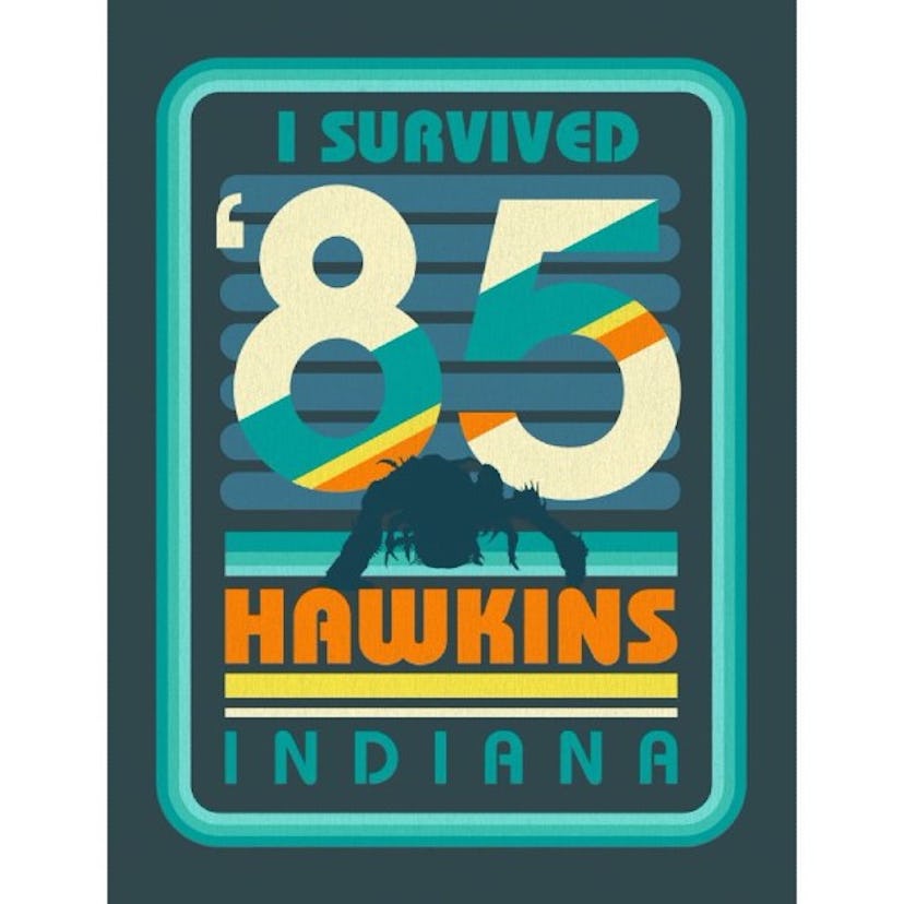 Stranger Things Hawkins 85 Throw Blanket 
