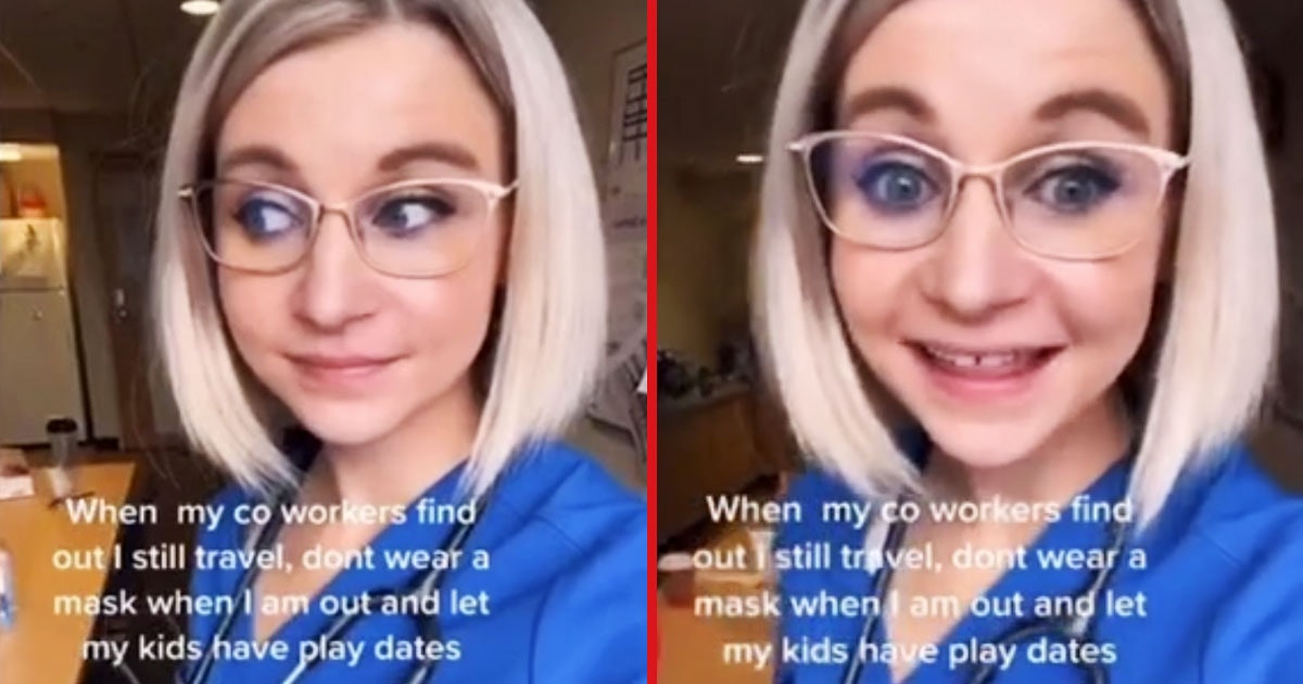 Nurse Placed On Leave After Bragging On TikTok About Not Wearing A Mask