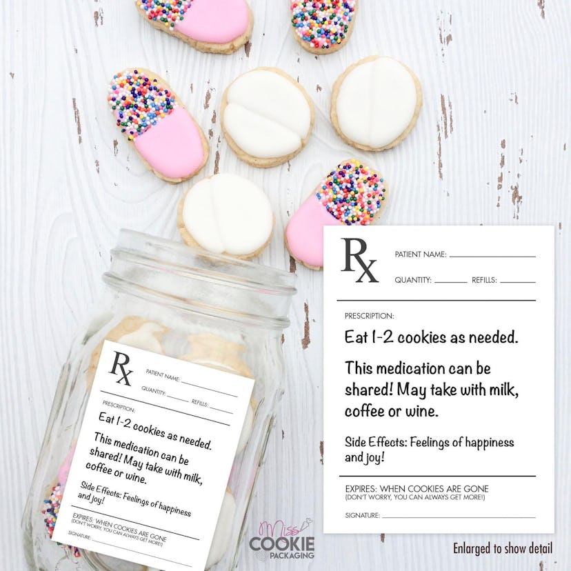 Printable Rx Label for Cookie "Prescription" Jar