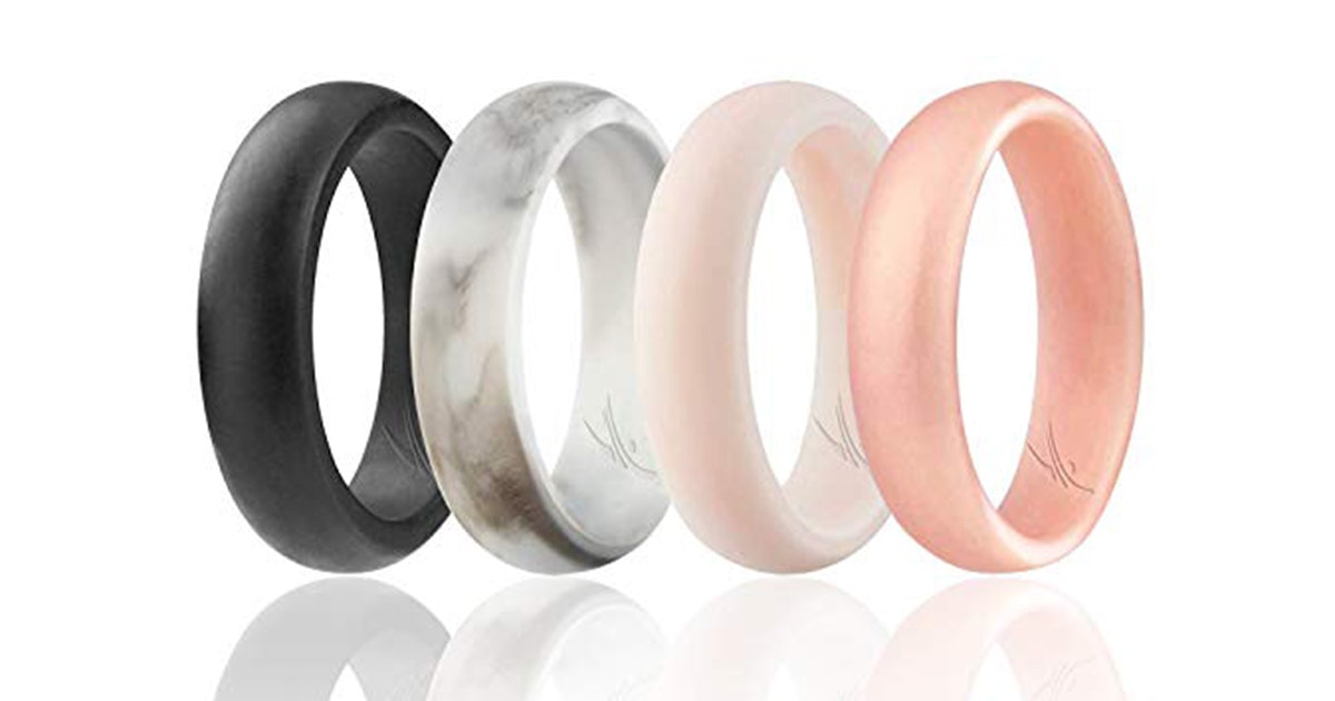 Silicone Rings Wedding Bands for Women