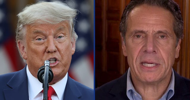 trump vs cuomo vaccine