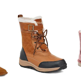 UGG Arana knee high leather boot, Koolaburra by UGG Imree Faux fur lined waterproof moto boot, UGG c...