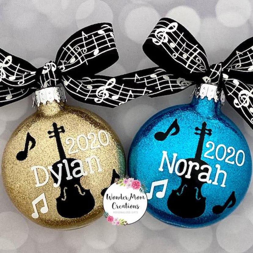 WMCGifts Violin Player Christmas Ornament