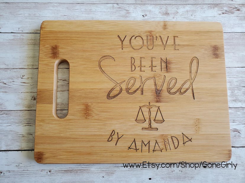 ‘You’ve Been Served’ Cutting Board