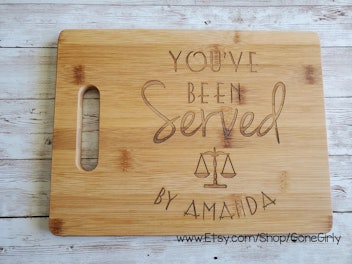 ‘You’ve Been Served’ Cutting Board