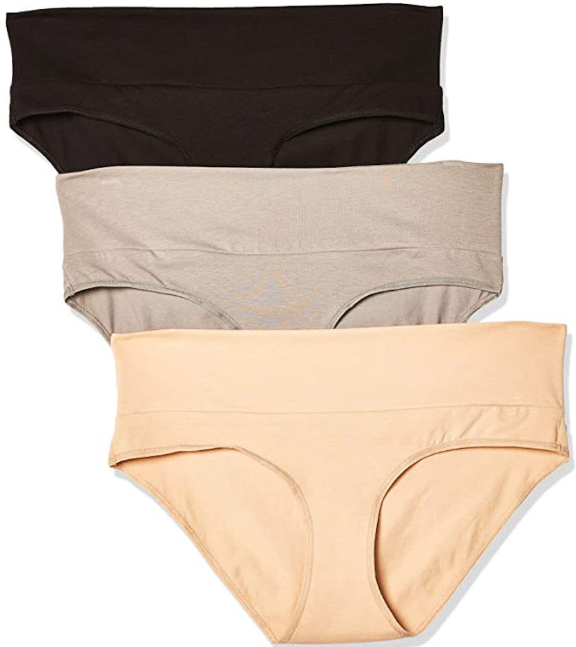 Motherhood Maternity Women's 3 Pack Fold Over Brief Panties