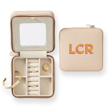 Shadow Monogram Travel Jewelry Case