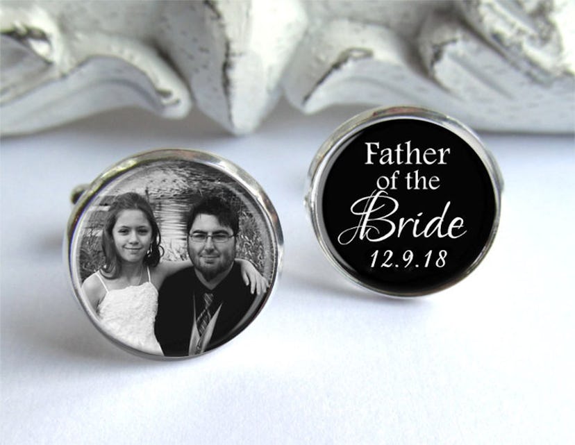 All About You Creations Father of the Bride Cufflinks