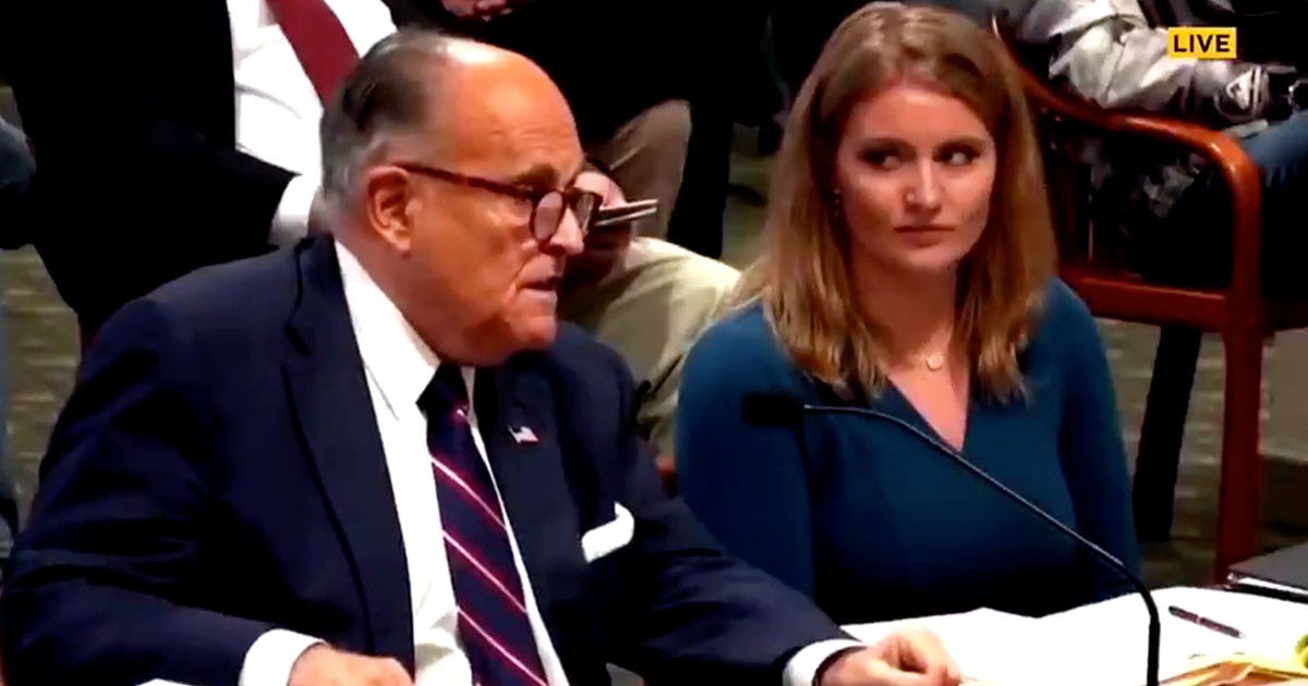 Rudy Giuliani Was Farting Through His Last Testimony And Please Make ...