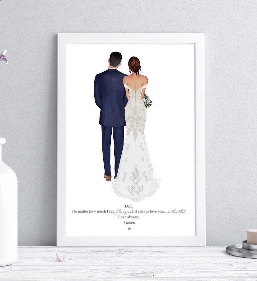 The Little Paper Boat Father Of the Bride Print