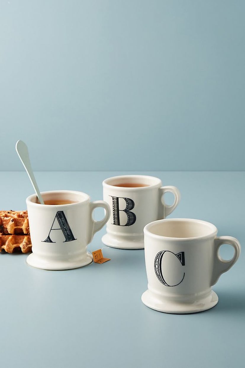 Anthropologie Monogram Mug