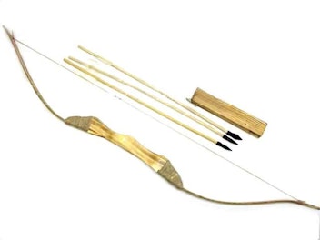 Children’s Bamboo and Wood Bow and Arrows Set