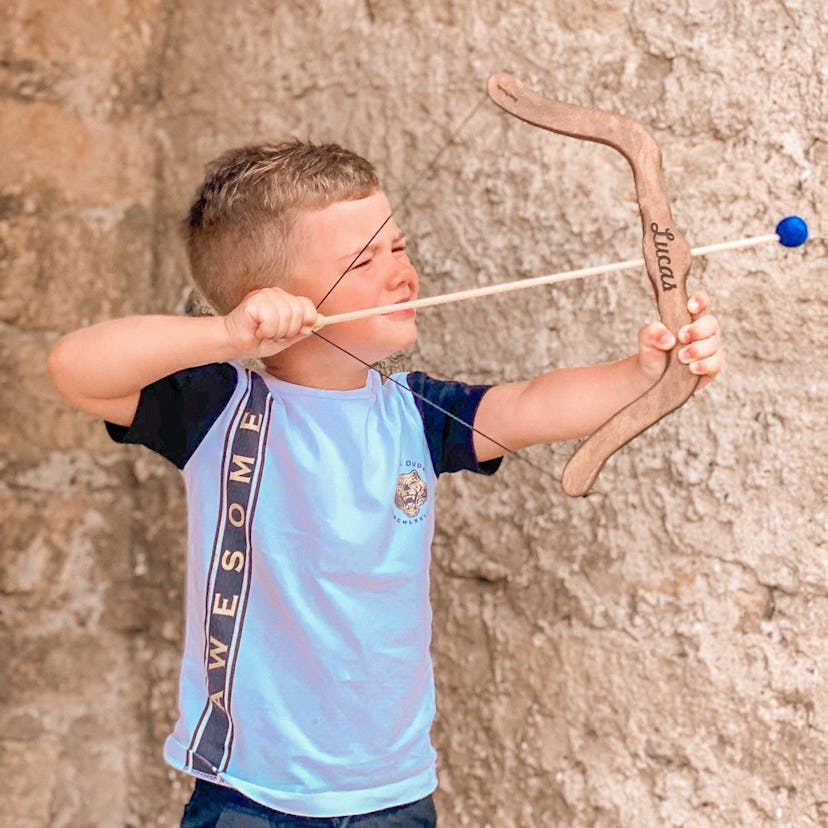 Personalized Bow and Arrow Toy for Kids
