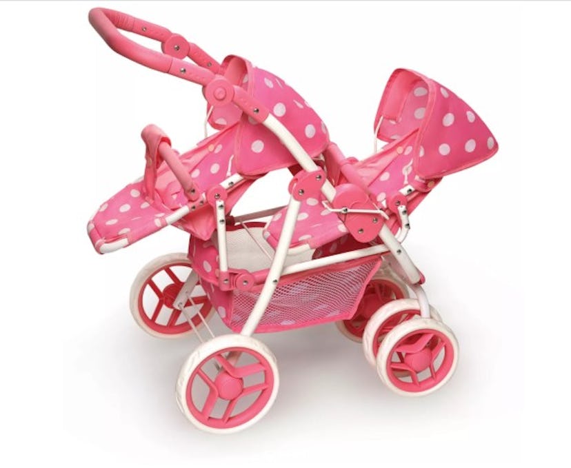 Badger Basket Reversible Double Doll Stroller