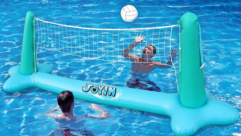 JOYIN Inflatable Pool Float Volleyball Set
