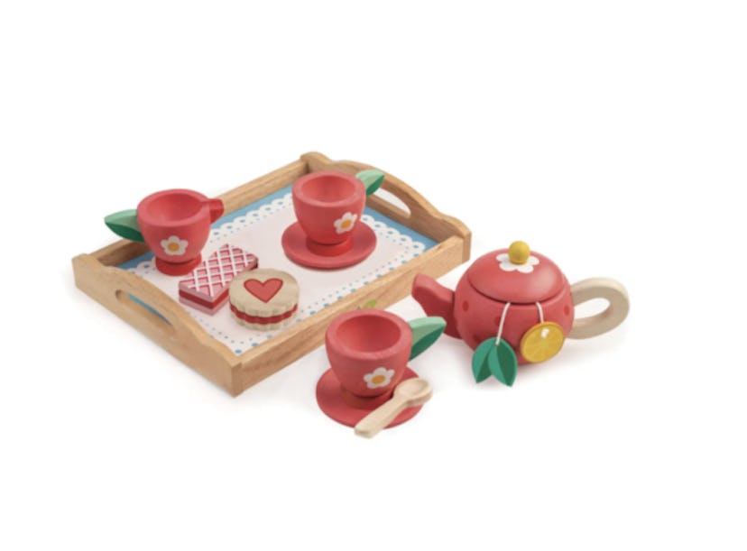 Tender Leaf Toys Wooden Tea Tray Toy Set