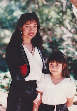 Jamie Corona posing with her mother, with whom she has a toxic relationship 