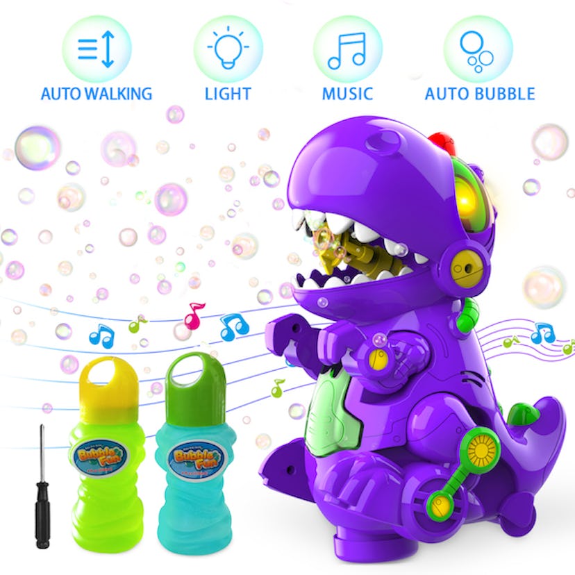 WisToyz Dinosaur Bubble Machine