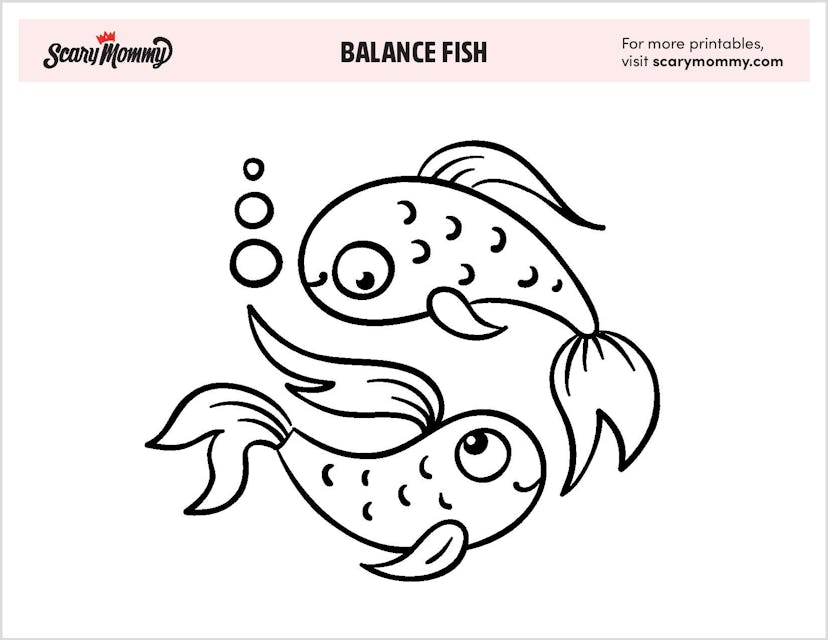 Coloring Pages: Balance Fish