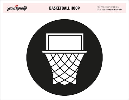 Coloring Pages: Basketball Hoop