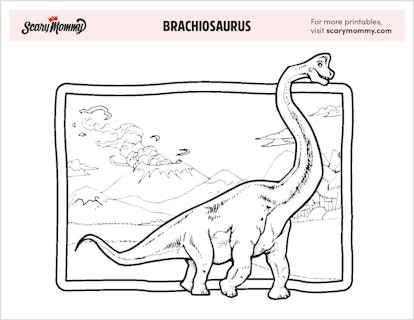 Brachiosaurus Coloring Page