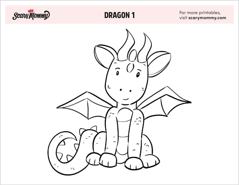 Coloring Pages: Dragon