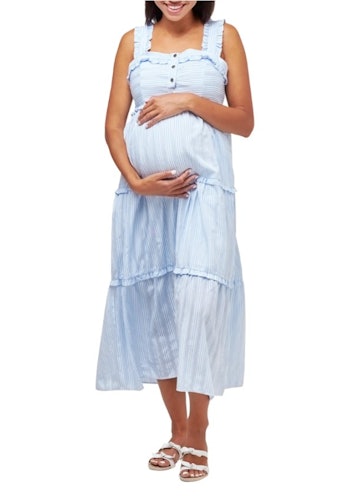 Nom Maternity Emma Maternity/Nursing Midi Sundress