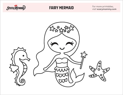 Fairy Mermaid Printable