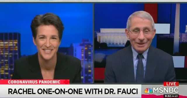 fauci maddow