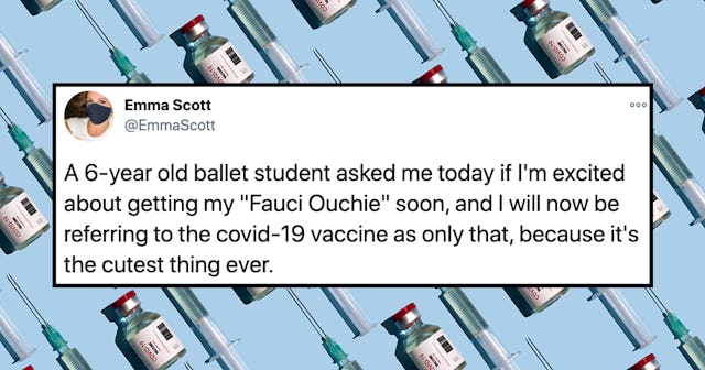 Fauci ouchie tweet