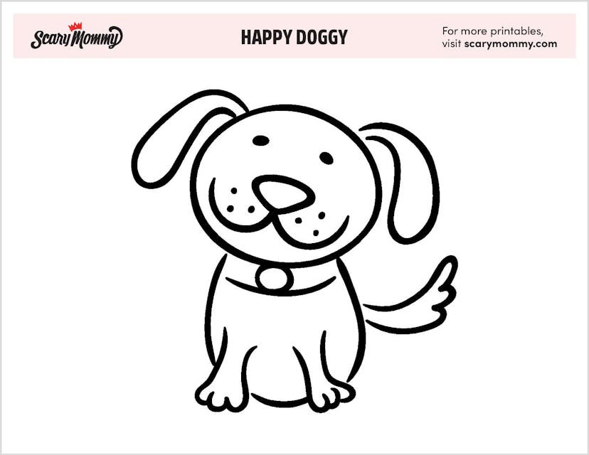 Happy Doggy Printable