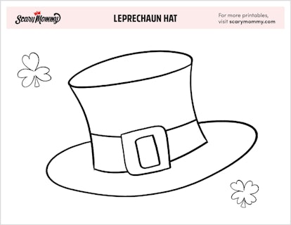 St. Patrick's Day Coloring Pages: Leprechaun Hat