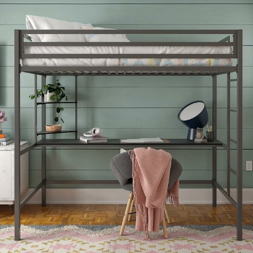 Novogratz Maxwell Loft Bed with Desk