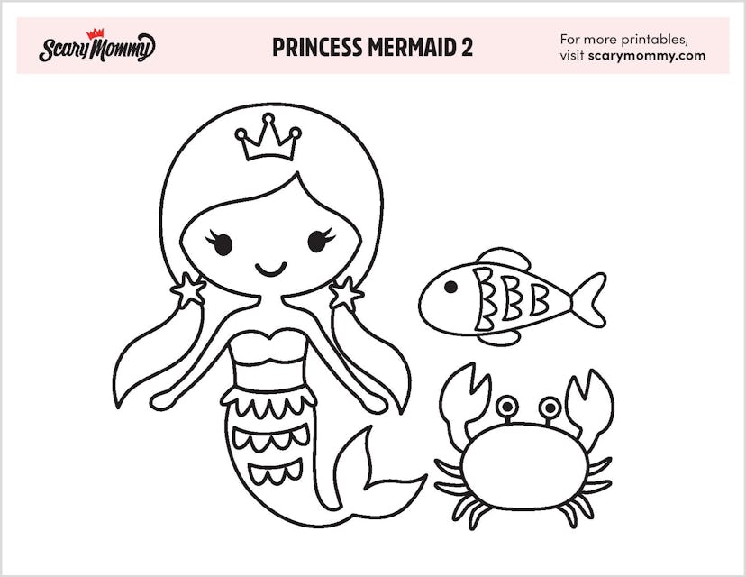 Mermaid Princess Printable 2