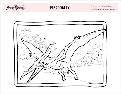 Pterodactyl Coloring Page
