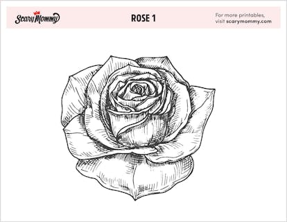 in full bloom 10 free rose coloring page printables for kids