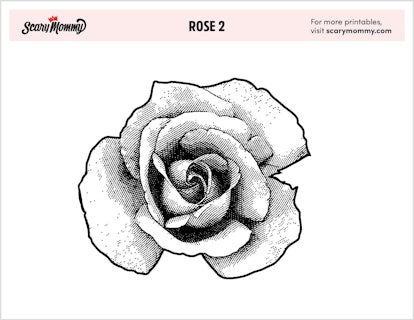 disney beauty and the beast rose coloring pages