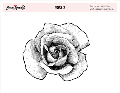 in full bloom 10 free rose coloring page printables for kids