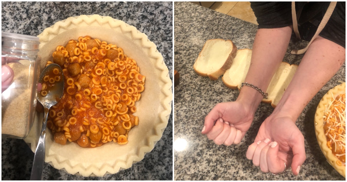 I Made The Viral SpaghettiO And Milk Pie So That You Don't Have To