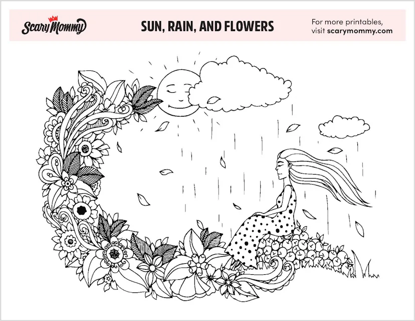 10 Spring Coloring Pages To Help Your Kiddo’s Creativity Bloom