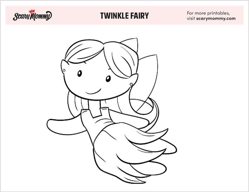 Coloring Pages: Twinkle Fairy