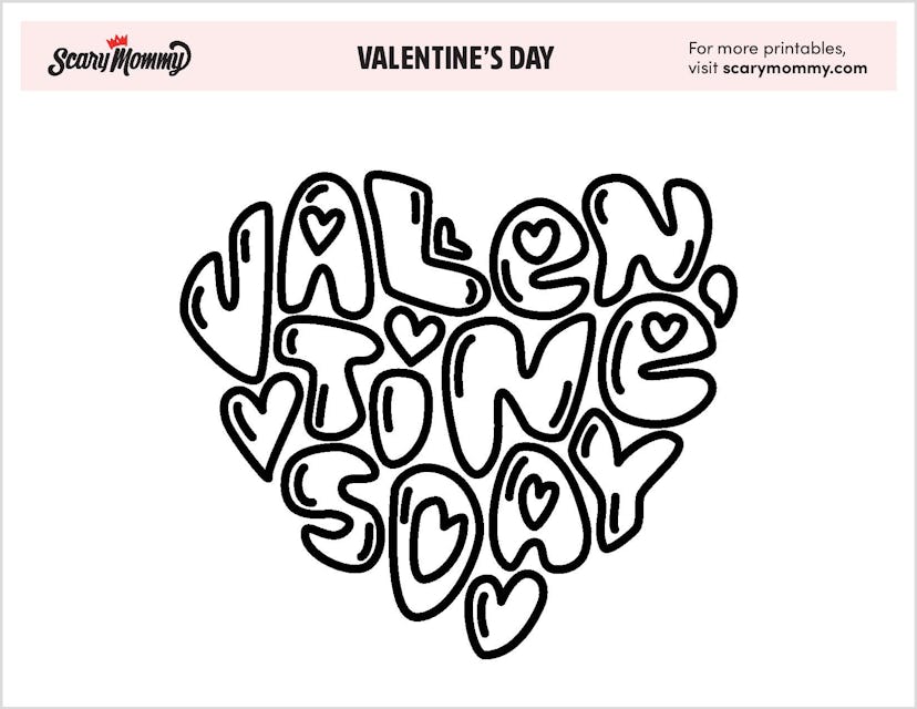 Valentine's Coloring Pages: Valentine's Day