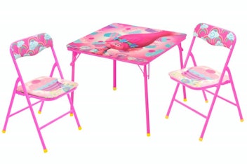 DreamWorks Trolls 3 Piece Table and Chair Activity Set