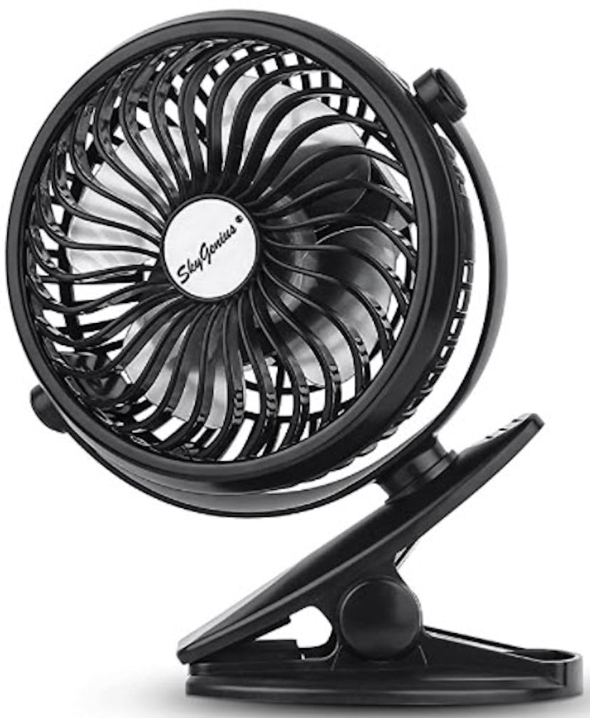 SkyGenius Battery Operated Clip on Mini Desk Fan