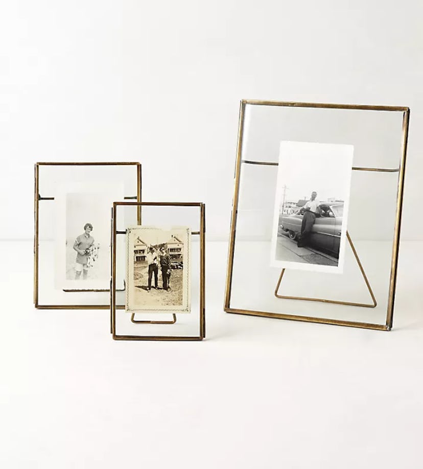 Anthropologie Pressed Glass Photo Frame