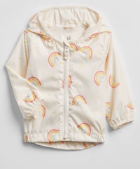 Gap FactoryBaby Recycled Rainbow Graphic Windbuster